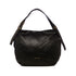 Borsa a spalla nera da donna con logo in metallo Enrico Coveri, Borse e accessori Donna, SKU b511000732, Immagine 0